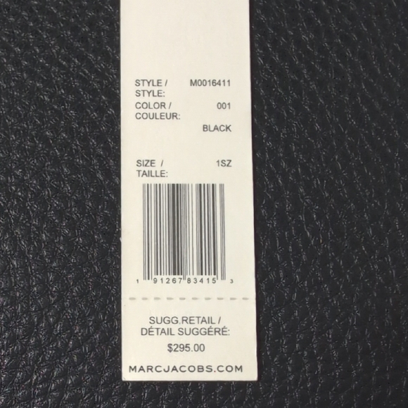 Marc Jacobs Rewind Oval Black Pebbled Leather Crossbody NWT - Picture 5 of 15